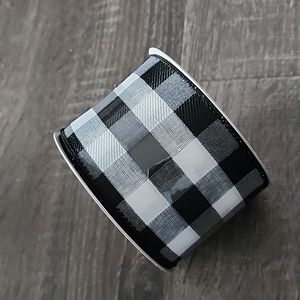 Celebrate It "Buffalo Check" wide Wired Ribbon